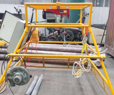 基坑作業一體機用什么型號的鋼絲繩電動葫蘆